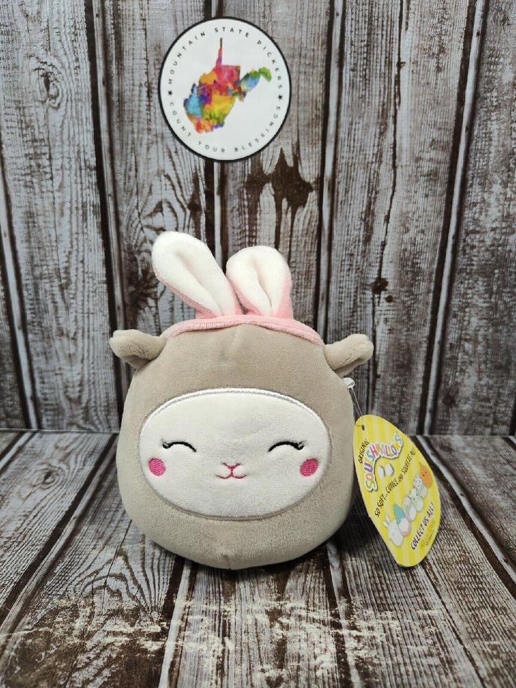 Squishmallow Sophie the Sheep Bunny Ears 4.5" Kids Kelly Toy Gift Plush New - Picture 1 of 8